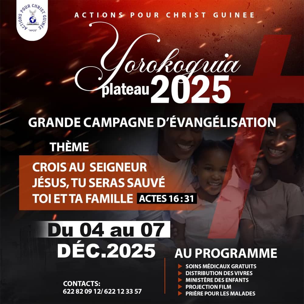 Evangélisation à Kindia